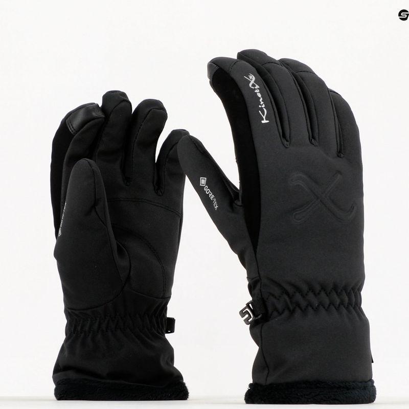 Guanto da sci KinetiXx Ada Ski Alpin GTX donna nero 7