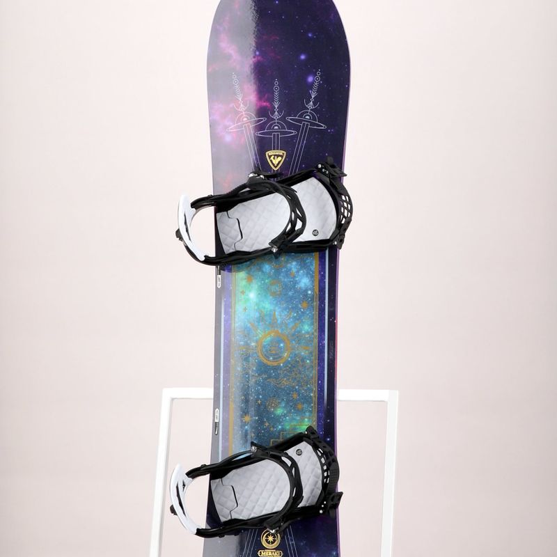 Snowboard donna Rossignol Meraki + attacchi Voodoo S/M blu/nero 8