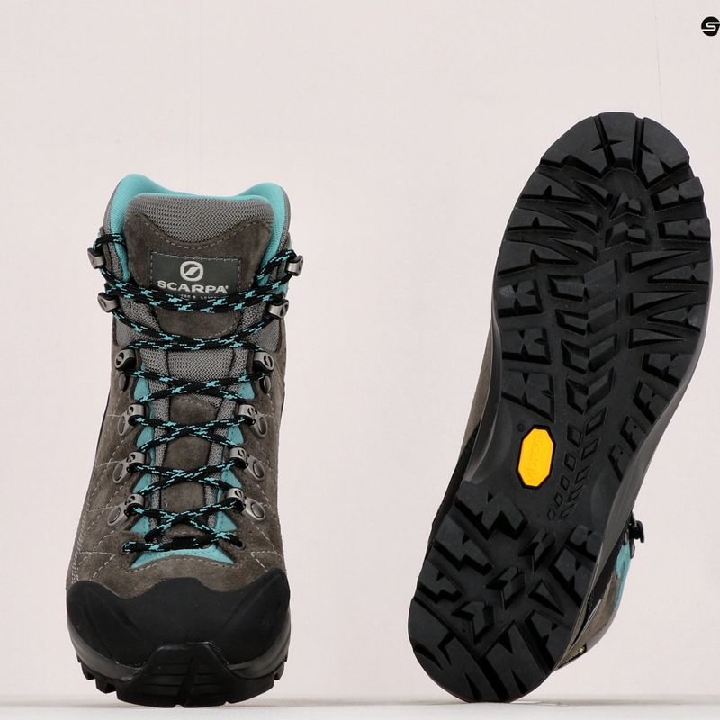 Scarponi da trekking da donna SCARPA Kailash Trek GTX titanio/fumo/laguna 19