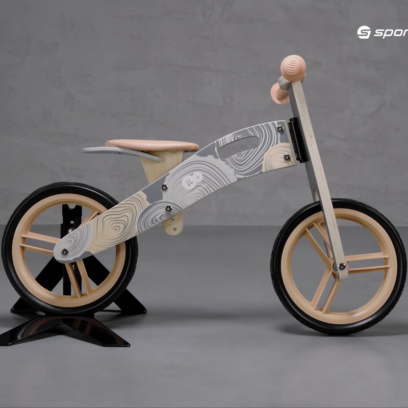 Bicicletta da fondo grigia Kinderkraft Runner 7