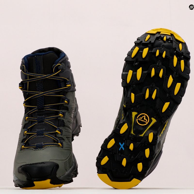 Scarponi da trekking da uomo La Sportiva Ultra Raptor II Mid Leather GTX argilla/blu notte 11