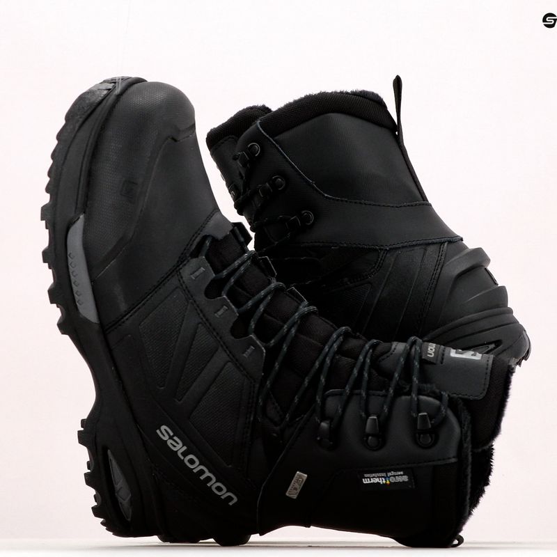 Scarpe da trekking da uomo Salomon Toundra Pro CSWP nero/magnete 18