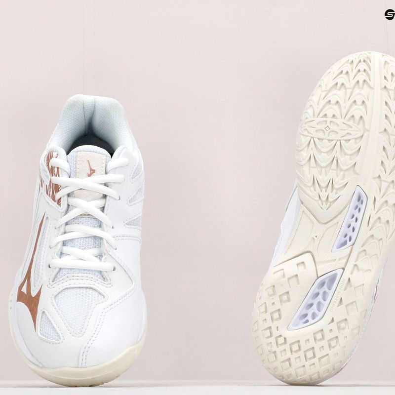 Scarpe da pallavolo Mizuno Lightning Star Z6 bambino bianco V1GD210336 13