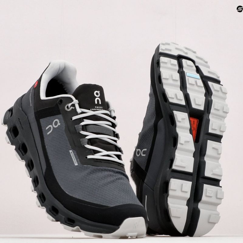 Scarpe da corsa da donna On Running Cloudvista Waterproof eclipse/nero 14