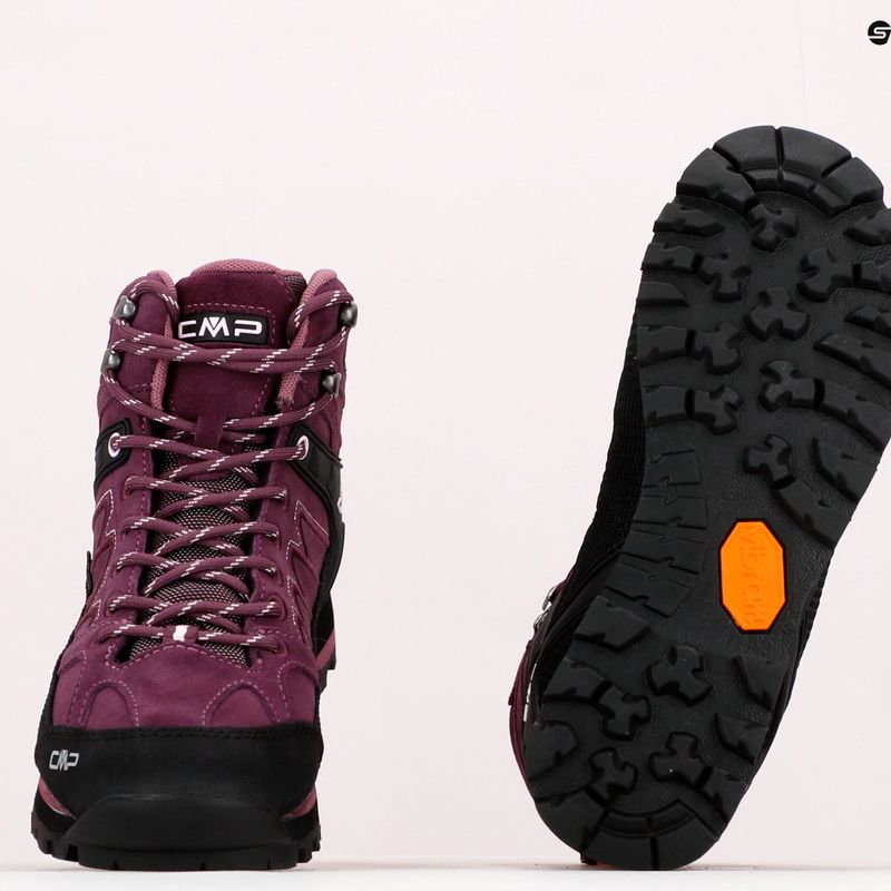 Stivali da trekking da donna CMP Moon Mid rosa 31Q4796 19