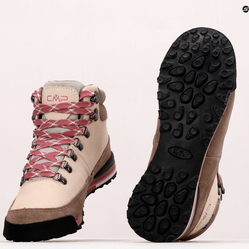 Stivali da trekking da donna CMP Heka WP bone cenere 20