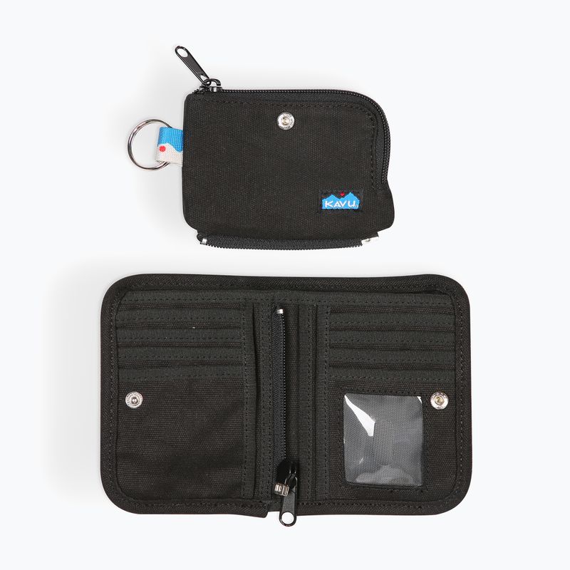 Portafoglio KAVU Zippy nero 4