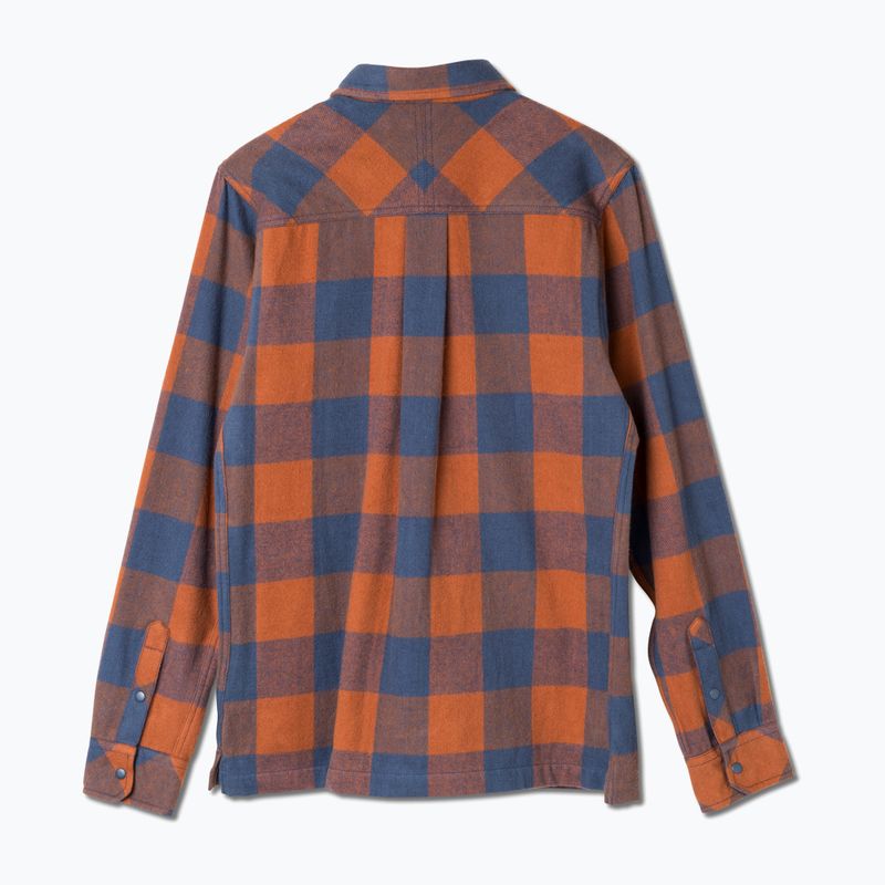 Camicia KAVU Northlake da uomo con foglie di rame 2