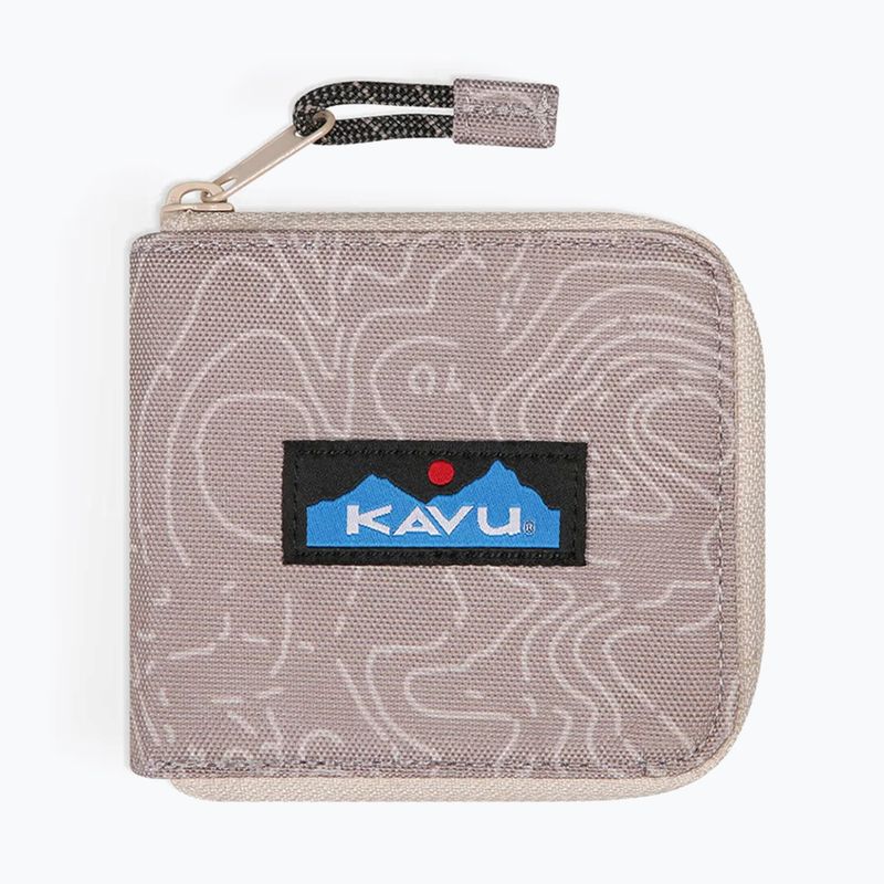 Portafoglio KAVU Zip Around taupe topo