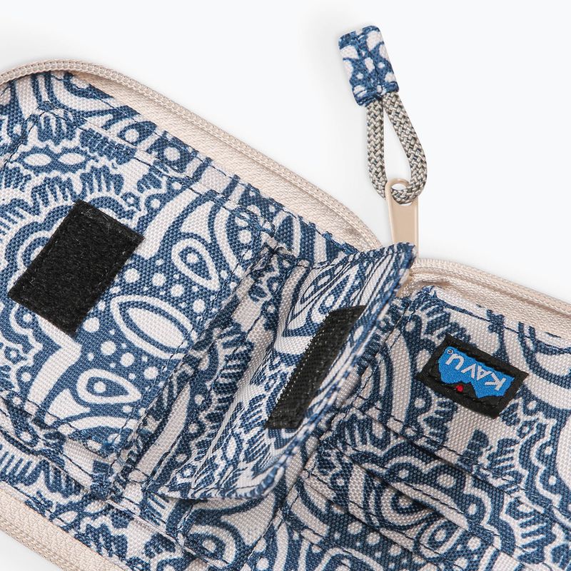 KAVU Portafoglio con zip in damasco divino 4