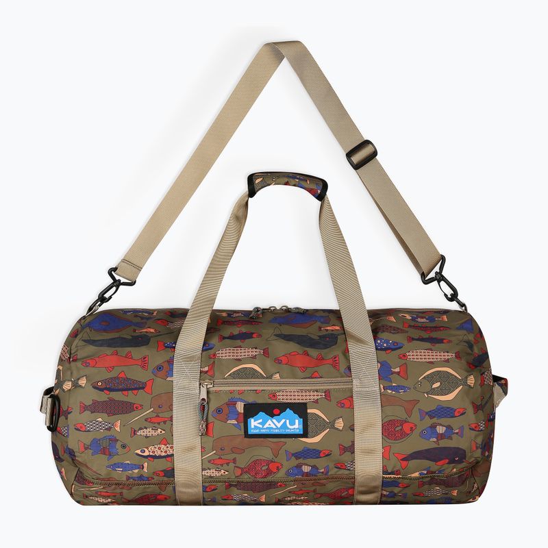 Borsa da viaggio KAVU Tide Rip 46 l pesce tessellato