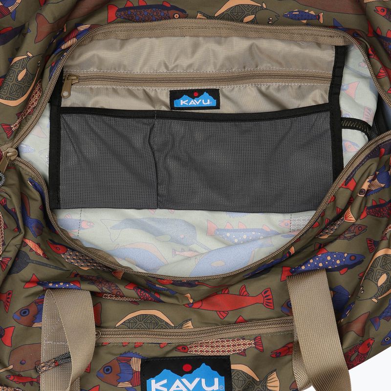 Borsa da viaggio KAVU Tide Rip 46 l pesce tessellato 4