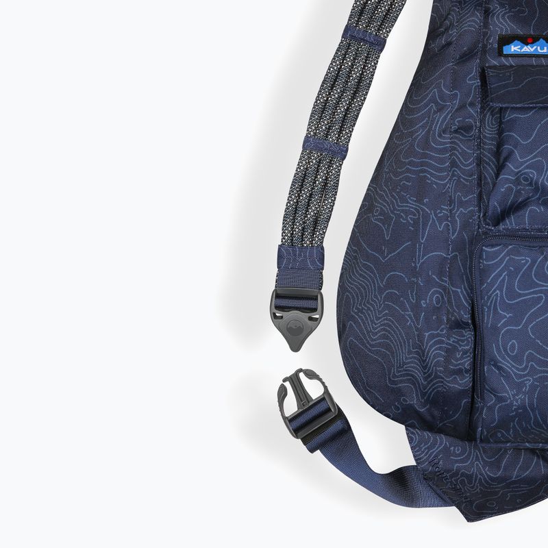 Zaino urbano KAVU Rope Sling 10 l navy taupe 4