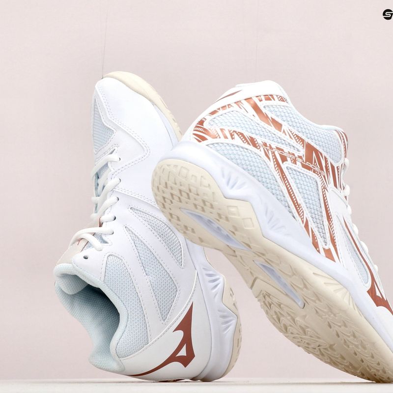 Scarpe da pallavolo donna Mizuno Thunder Blade 3 Mid bianco V1GC217536 13