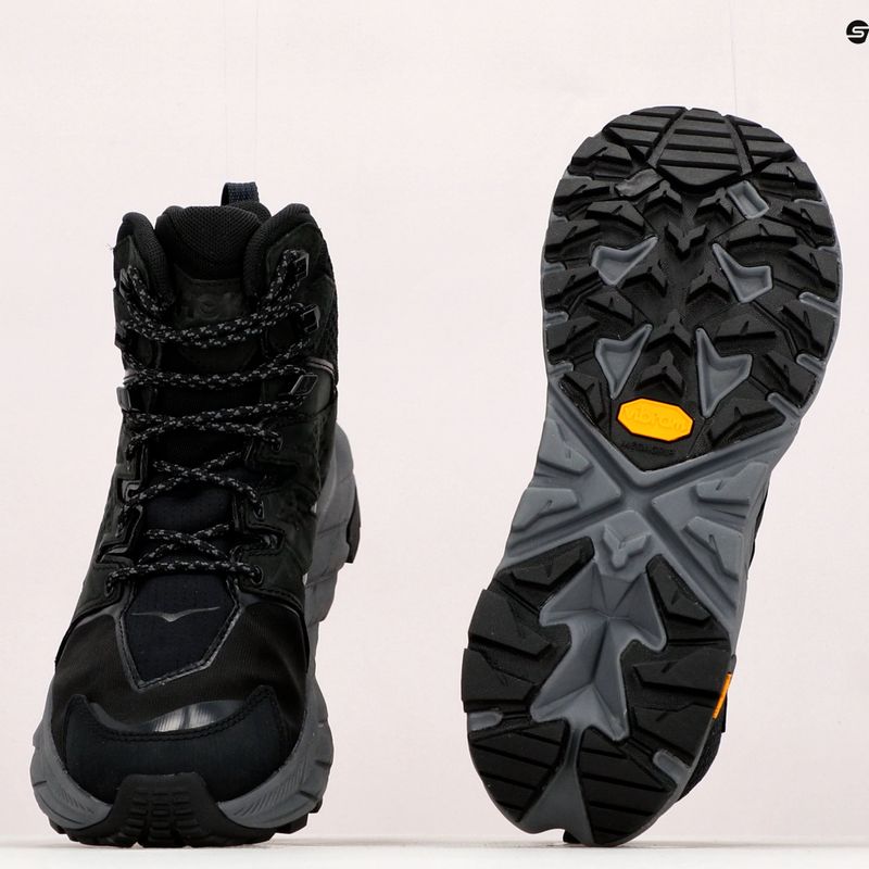 Stivali da trekking da donna HOKA Anacapa Mid GTX nero/nero 12