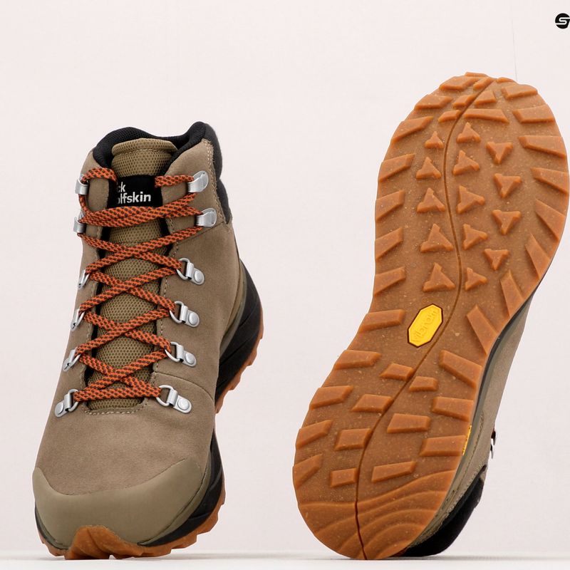 Scarponi da trekking Jack Wolfskin Terraventure Urban Mid da uomo in argilla/phantom 11