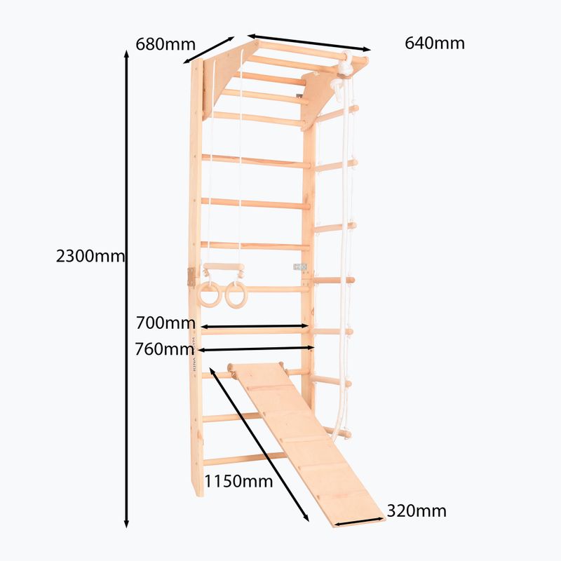 Scala ginnica RINAGYM Kombi 3 16