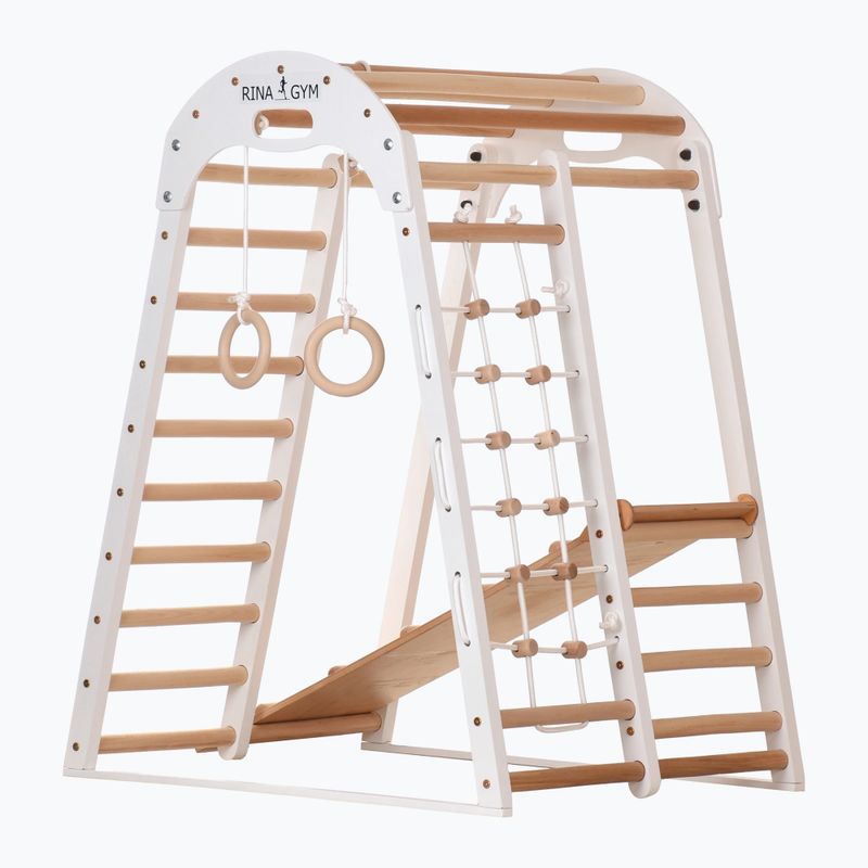 Triangolo di legno per ginnastica RINAGYM Kids 2 bianco 2