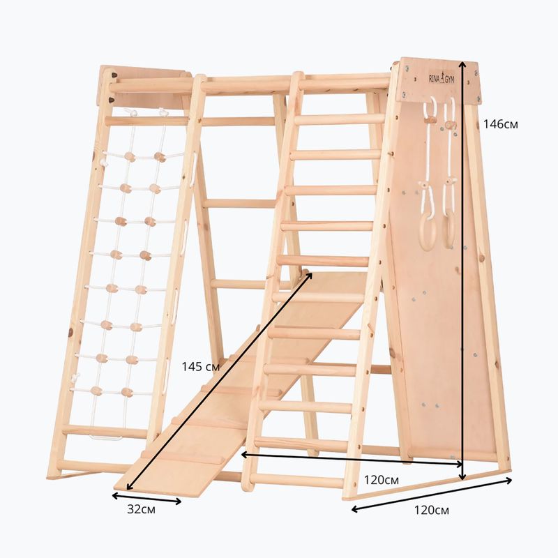 Telaio da ginnastica in legno RINAGYM Kids 3 12