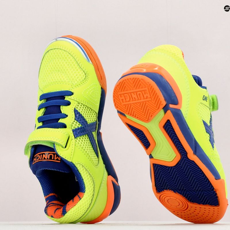 Scarpe da calcio per bambini MUNICH One Kid Vco verde claro 13