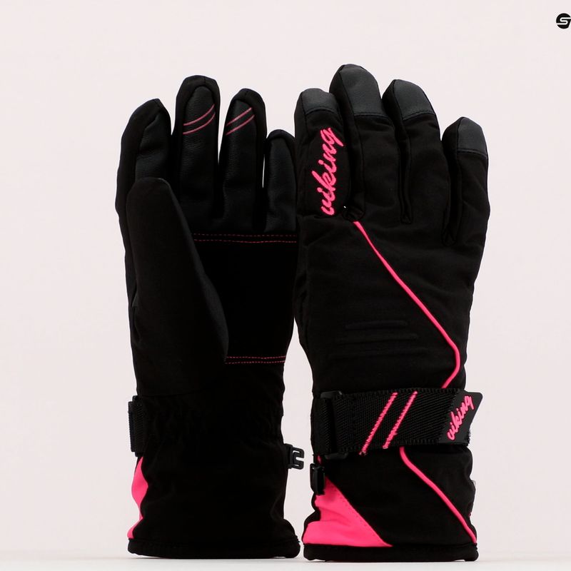 Guanti da sci da donna Viking Tesera Ski rosa 9