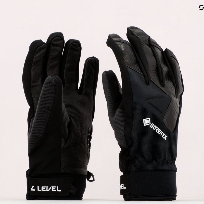 Guanto da snowboard da uomo Level Suburban Gore-Tex nero 8