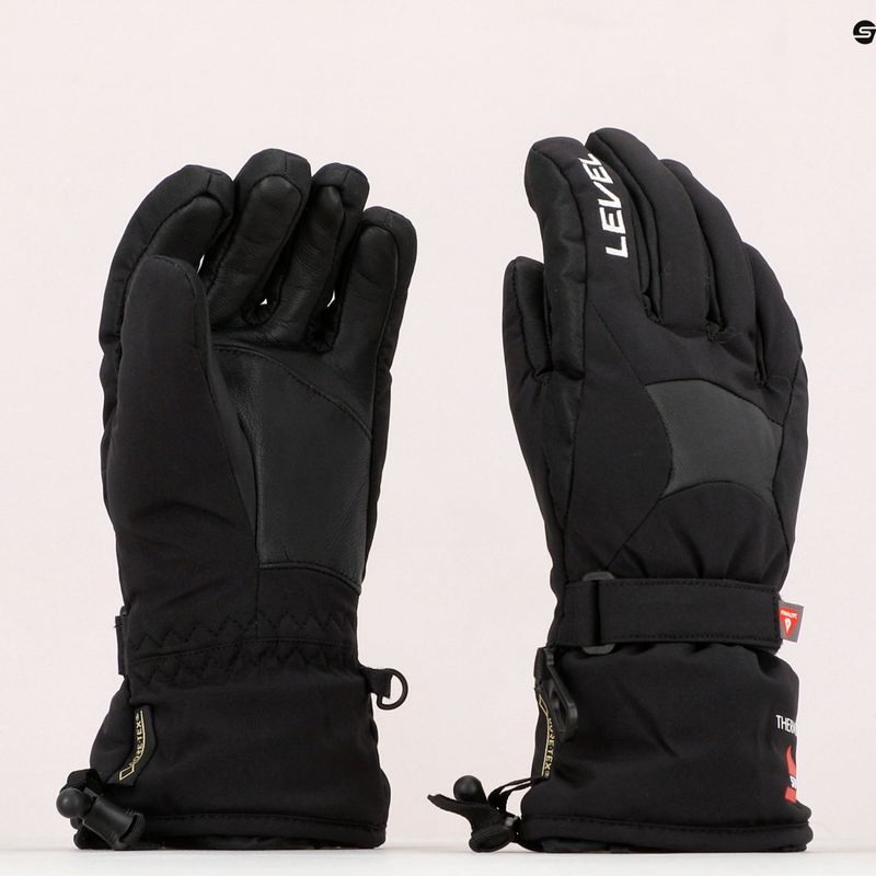 Level Super Radiator Jr guanto da sci per bambini Gore-Tex pk nero 7