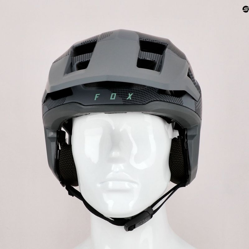 Casco da bici Fox Racing Dropframe Pro Camo grigio mimetico 10