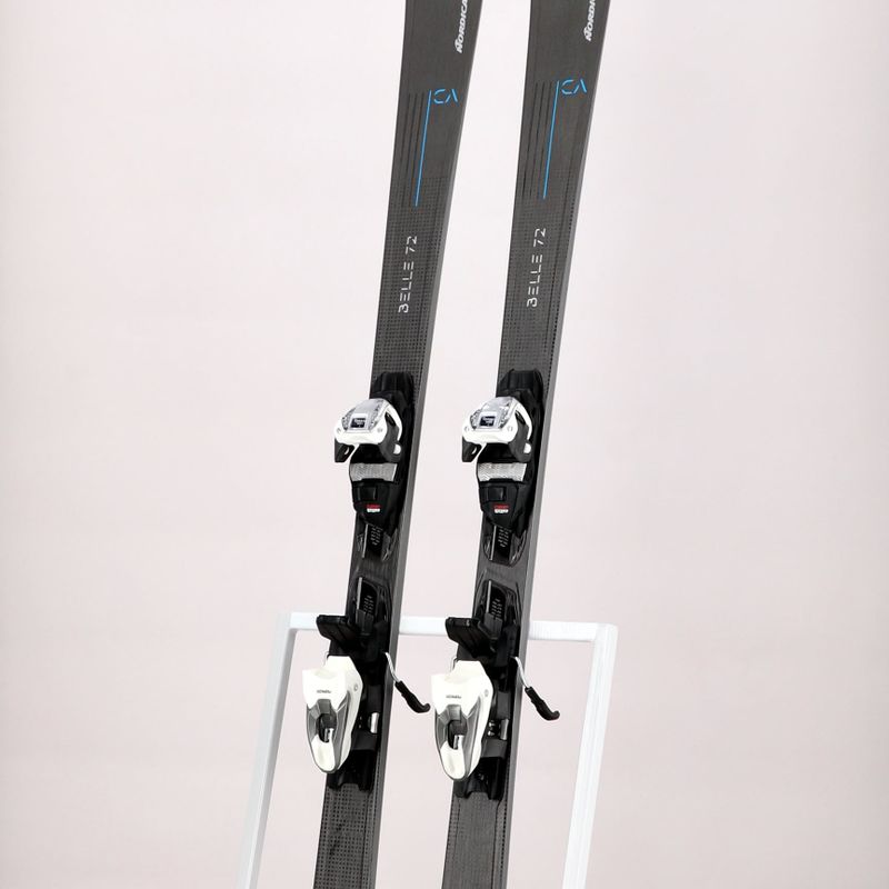 Sci da discesa femminile Nordica Belle 72 CA + attacchi TP2 10 antracite/acqua 16
