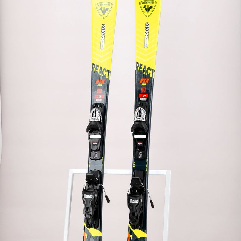 Sci da discesa Rossignol React RTX + attacchi Xpress 10 GW giallo/nero 13