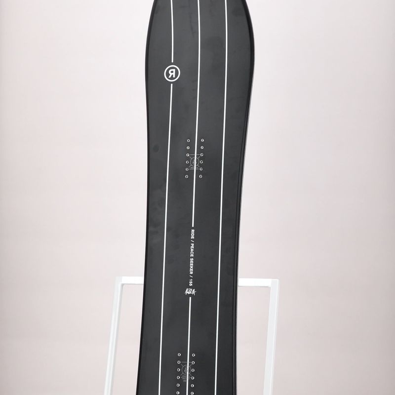 Snowboard RIDE Peace Seeker bianco/nero 12