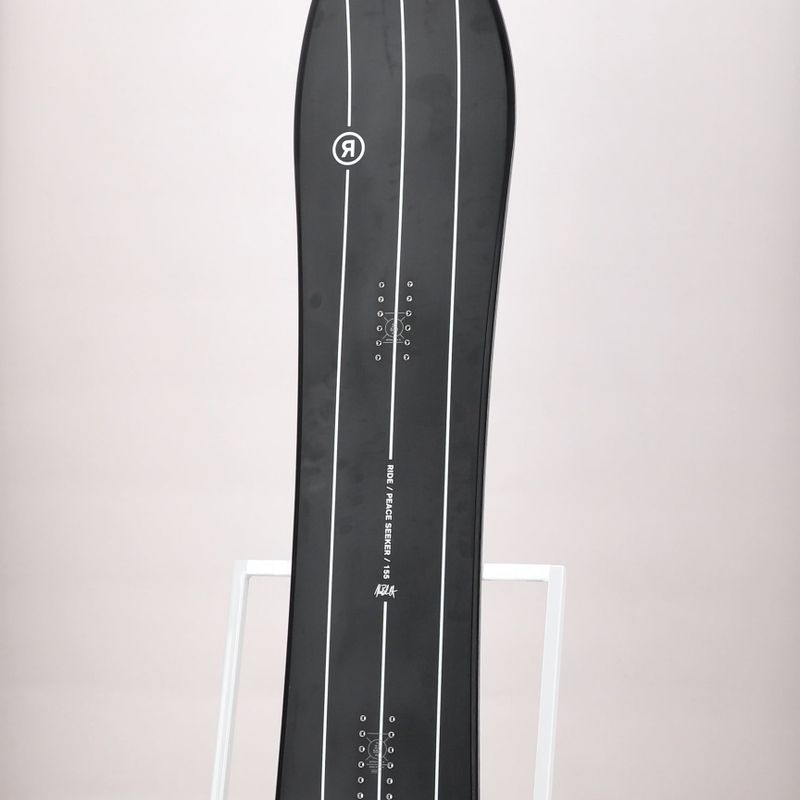 Snowboard RIDE Peace Seeker bianco/nero 12