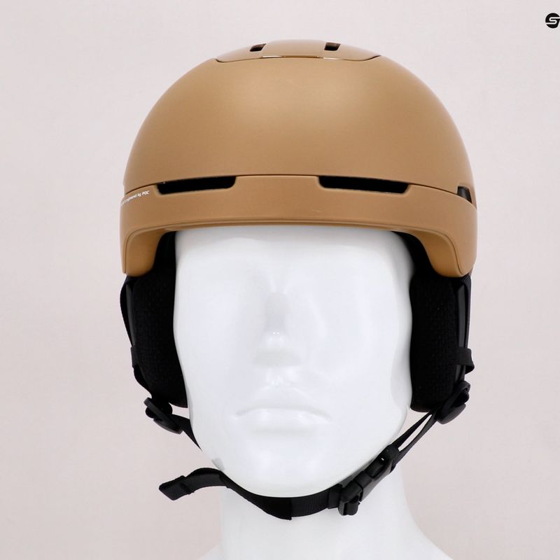 Casco da sci POC Obex MIPS marrone aragonite opaco 9