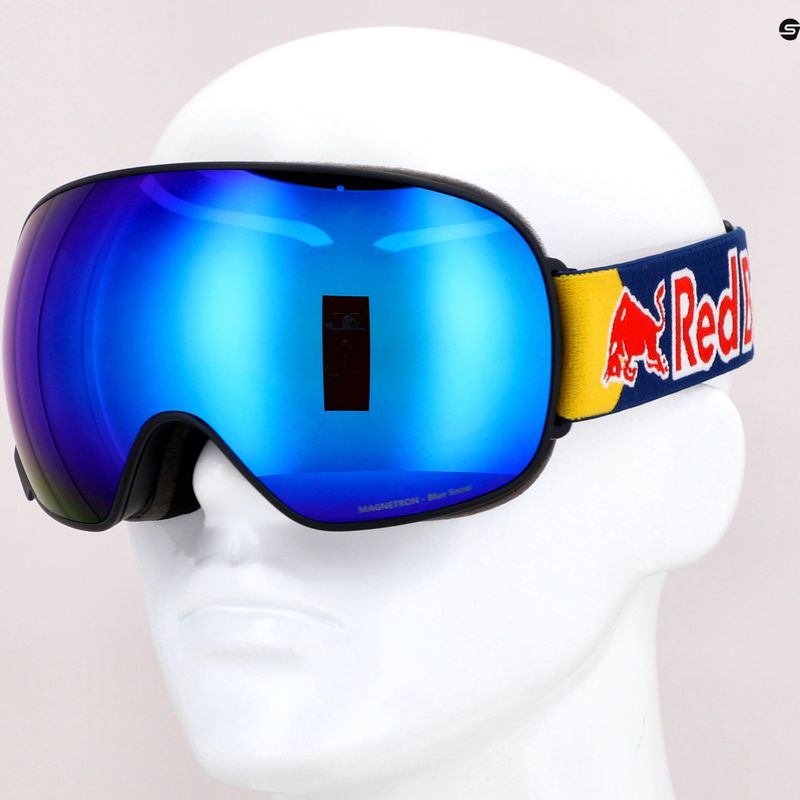 Occhiali da sci Red Bull SPECT Magnetron nero opaco/blu/blu 11