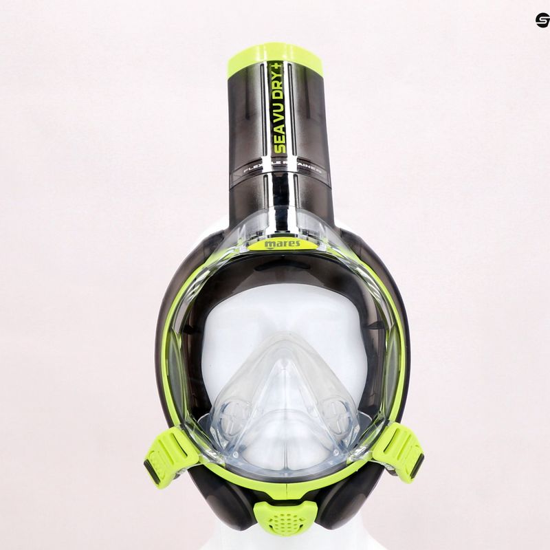 Mares Sea VU Dry + maschera da immersione lime/fumo 6