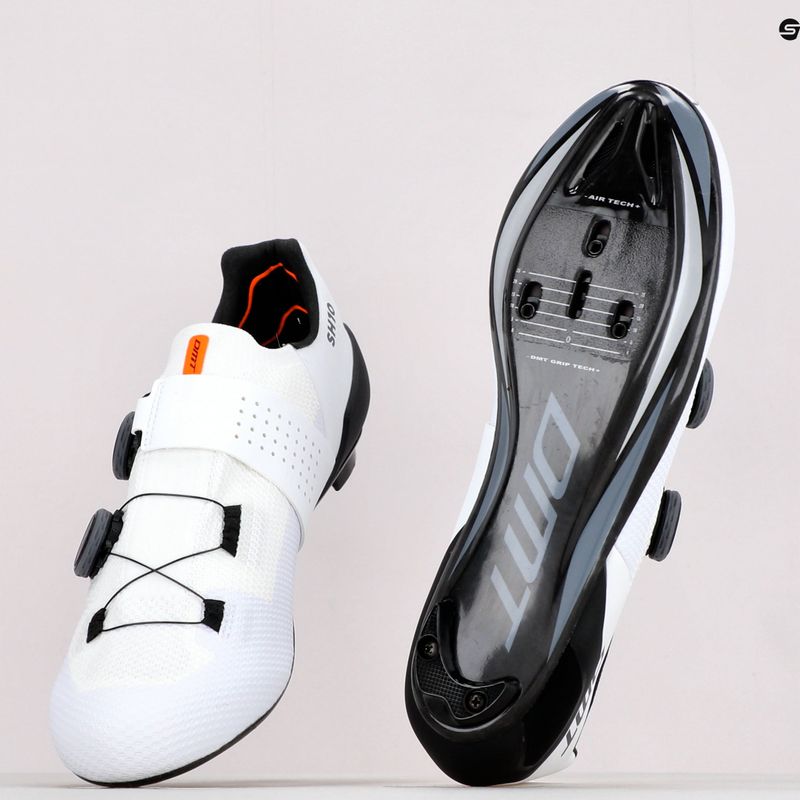 Scarpe da strada da uomo DMT SH10 bianco/nero 14