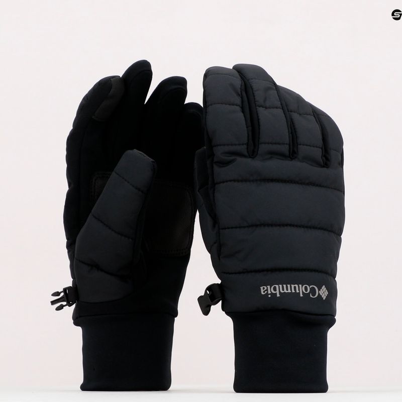 Guanti da trekking da uomo Columbia Powder Lite nero 9