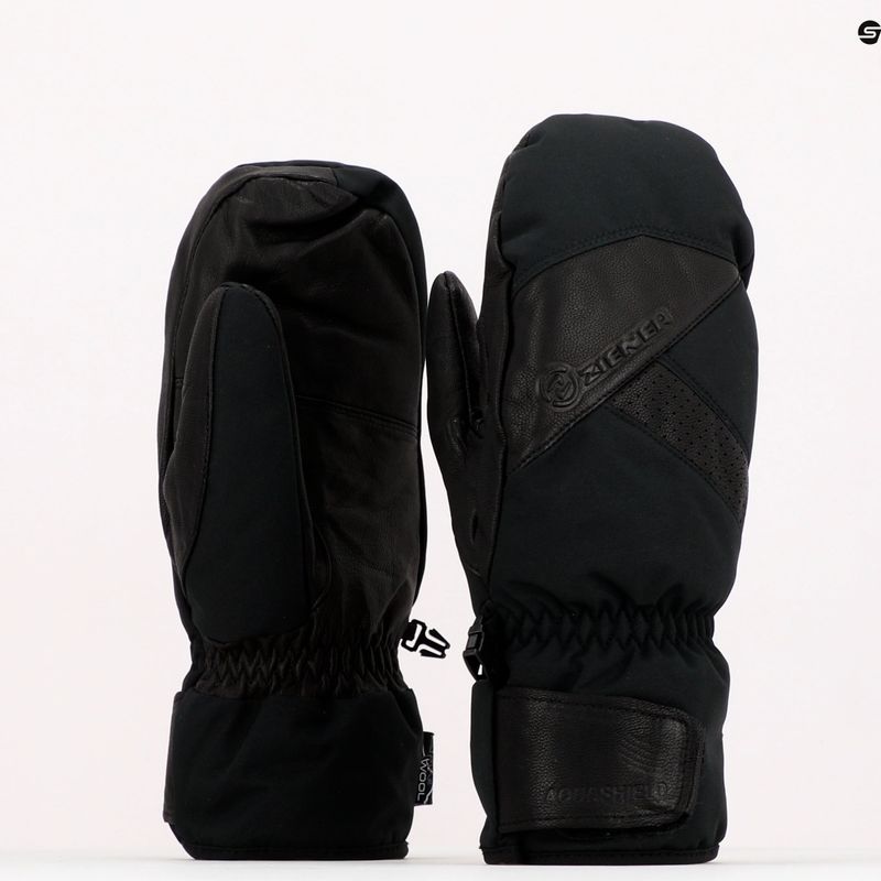 ZIENER Gettero As Aw Mitten guanti da snowboard da uomo nero 211002.12 8