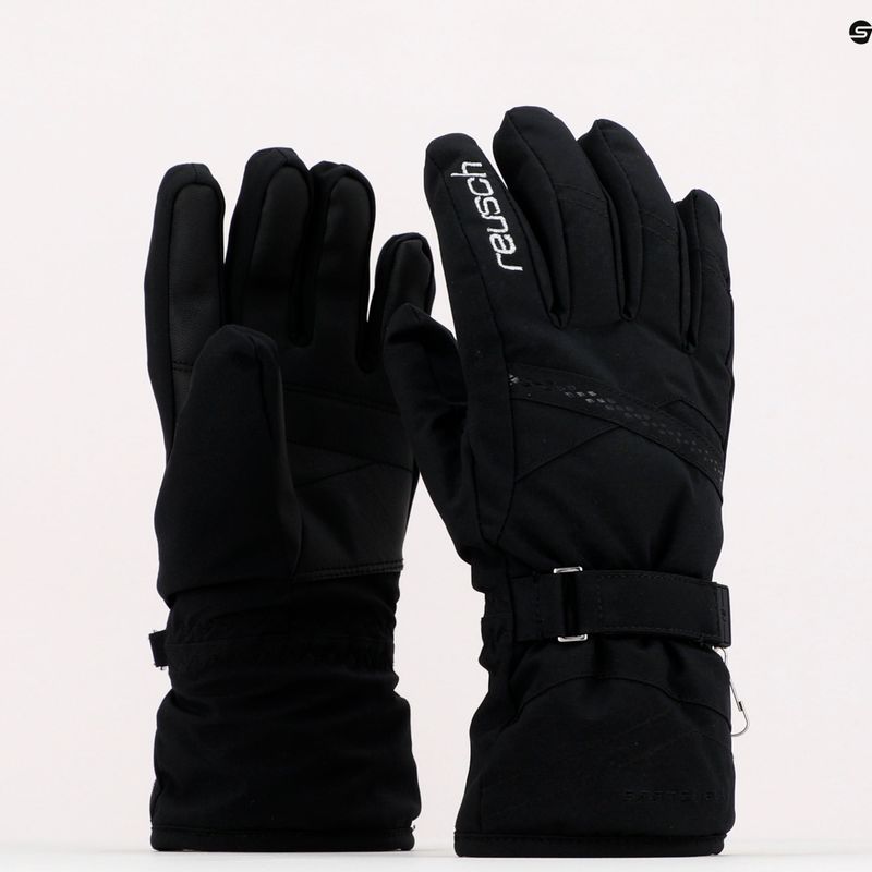 Guanto da sci da donna Reusch Hannah R-TEX XT nero/argento 8
