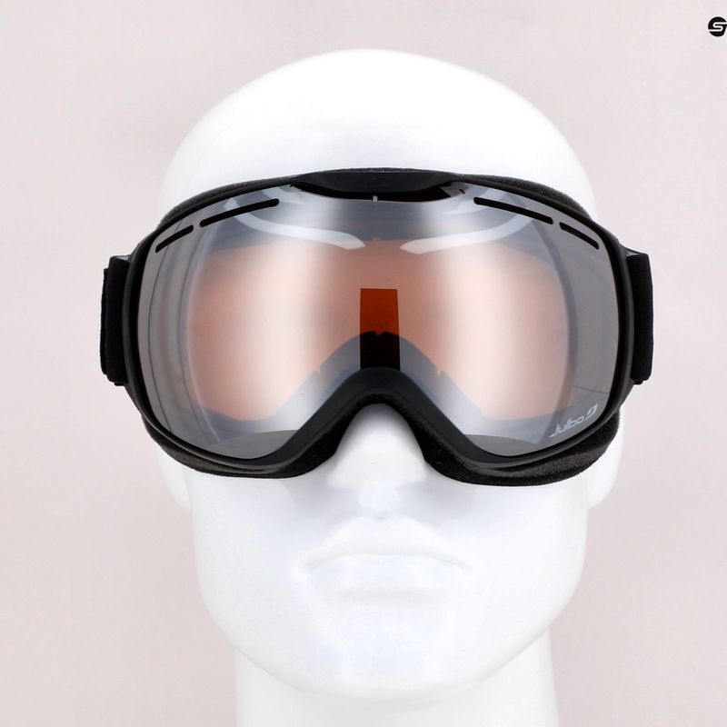 Occhiali da sci Julbo Ison XCL nero/arancio/argento flash 7