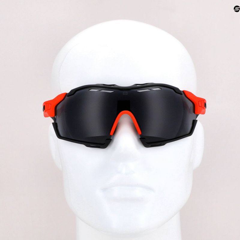 Occhiali da sole Rudy Project Cutline rosso opaco/nero fumo 7