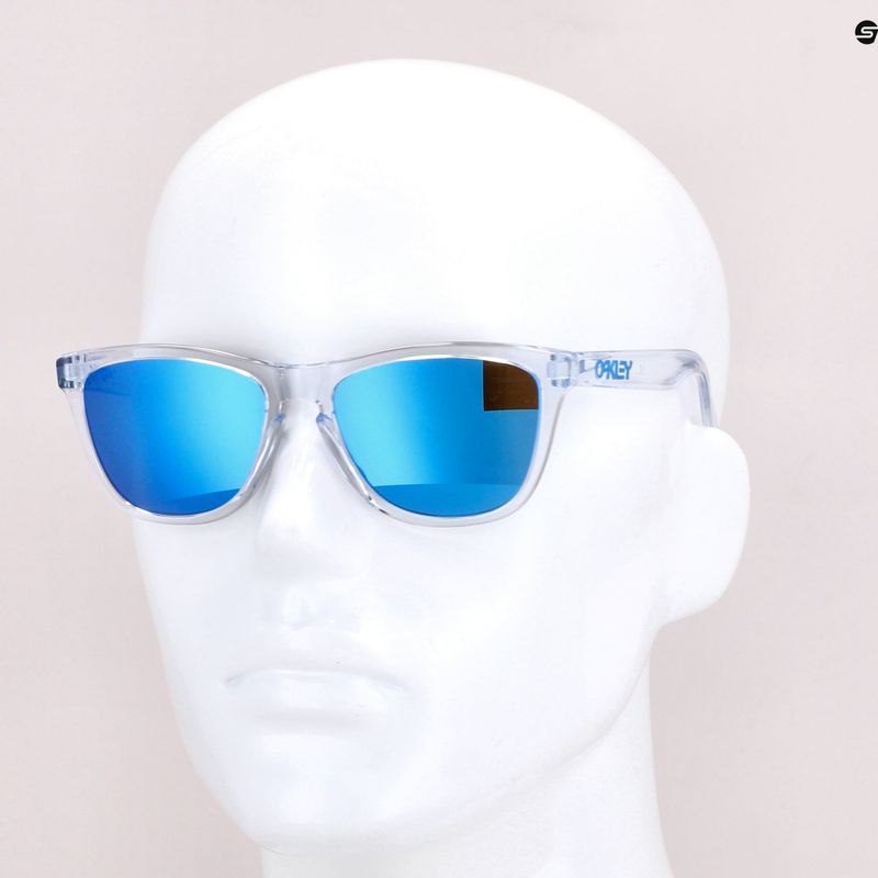 Occhiali da sole Oakley Frogskins crystal clear/prizm sapphire 7