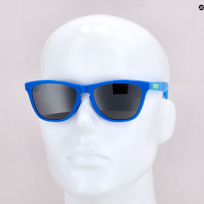 Occhiali da sole Oakley Frogskins hi res lucidati zaffiro/prizm black 6