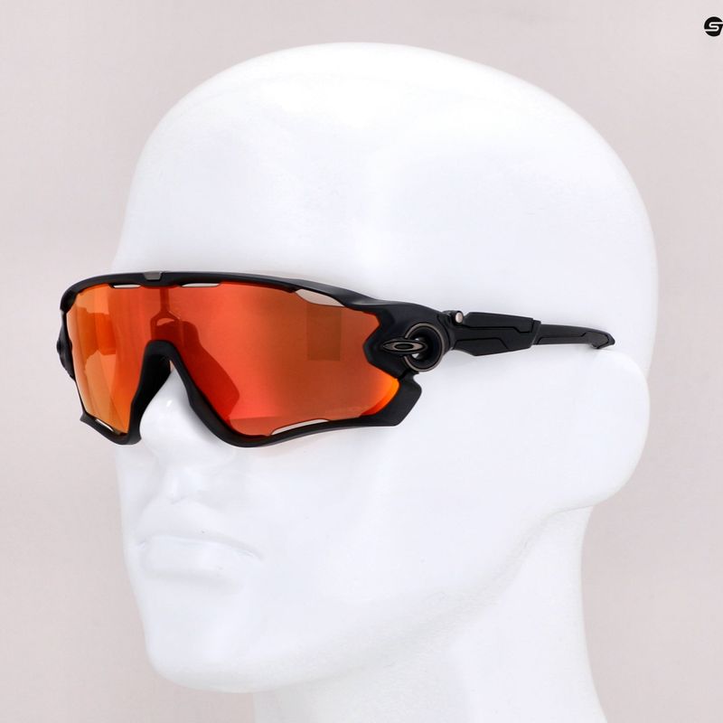 Occhiali da sole Oakley Jawbreaker nero opaco/prizm trail torch 7