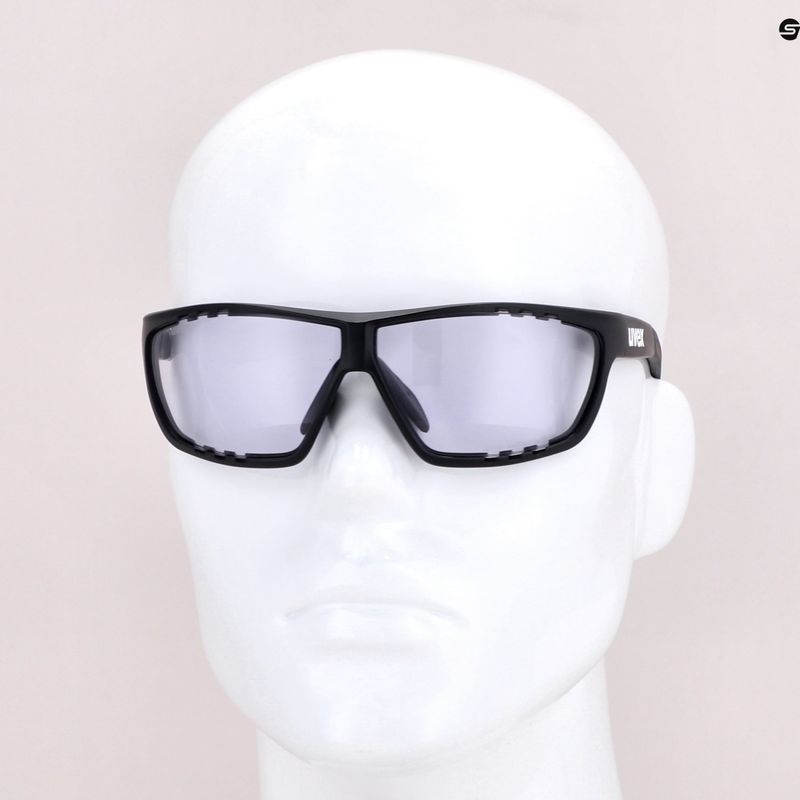 Occhiali da sole UVEX Sportstyle 706 V black mat/variomatic smoke 7