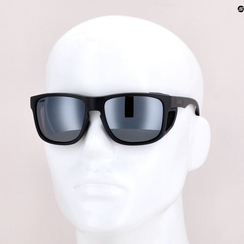 Occhiali da sole UVEX Sportstyle 312 nero opaco/argento specchiante 7