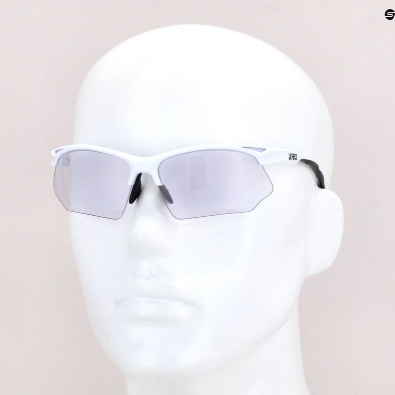 Occhiali da sole UVEX Sportstyle 802 V bianco/fumo variegato 7