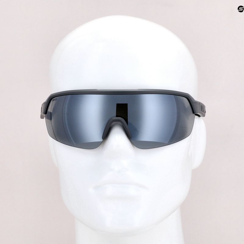 Occhiali da sole UVEX Sportstyle 227 grigio opaco/argento specchiato 12