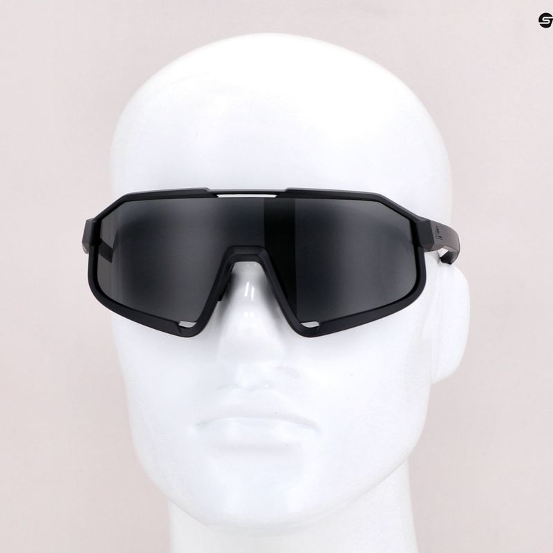 Occhiali da sole Quiksilver Slash nero/grigio opaco 7