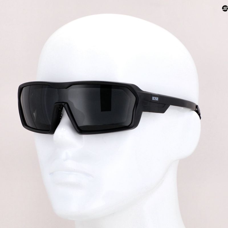 Occhiali da sole Ocean Sunglasses Chameleon nero opaco/affumicato/nero 7